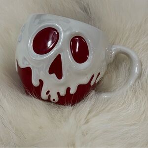 Disney Parks Snow White Evil Queen Villains Poison Apple Skull Coffee Mug Cup